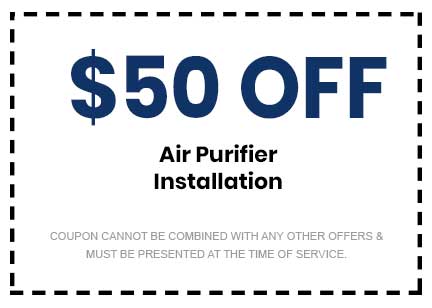 Discount on Air Purifier Installation